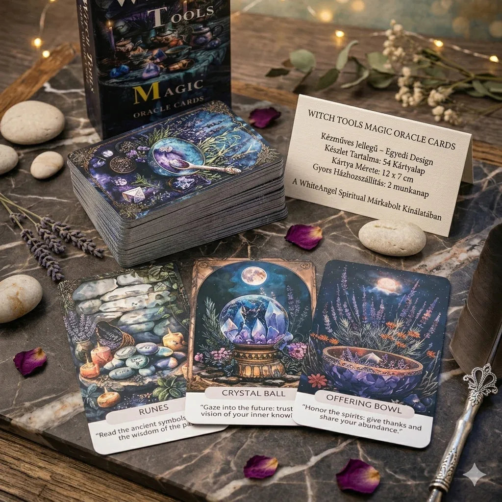 Witch Tools oracle cards  varázslatos jósárty
