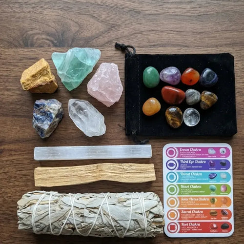 Chakra kő készlet a tiszta nyugodt harmónikus energiért. WhiteAngel Spiritual