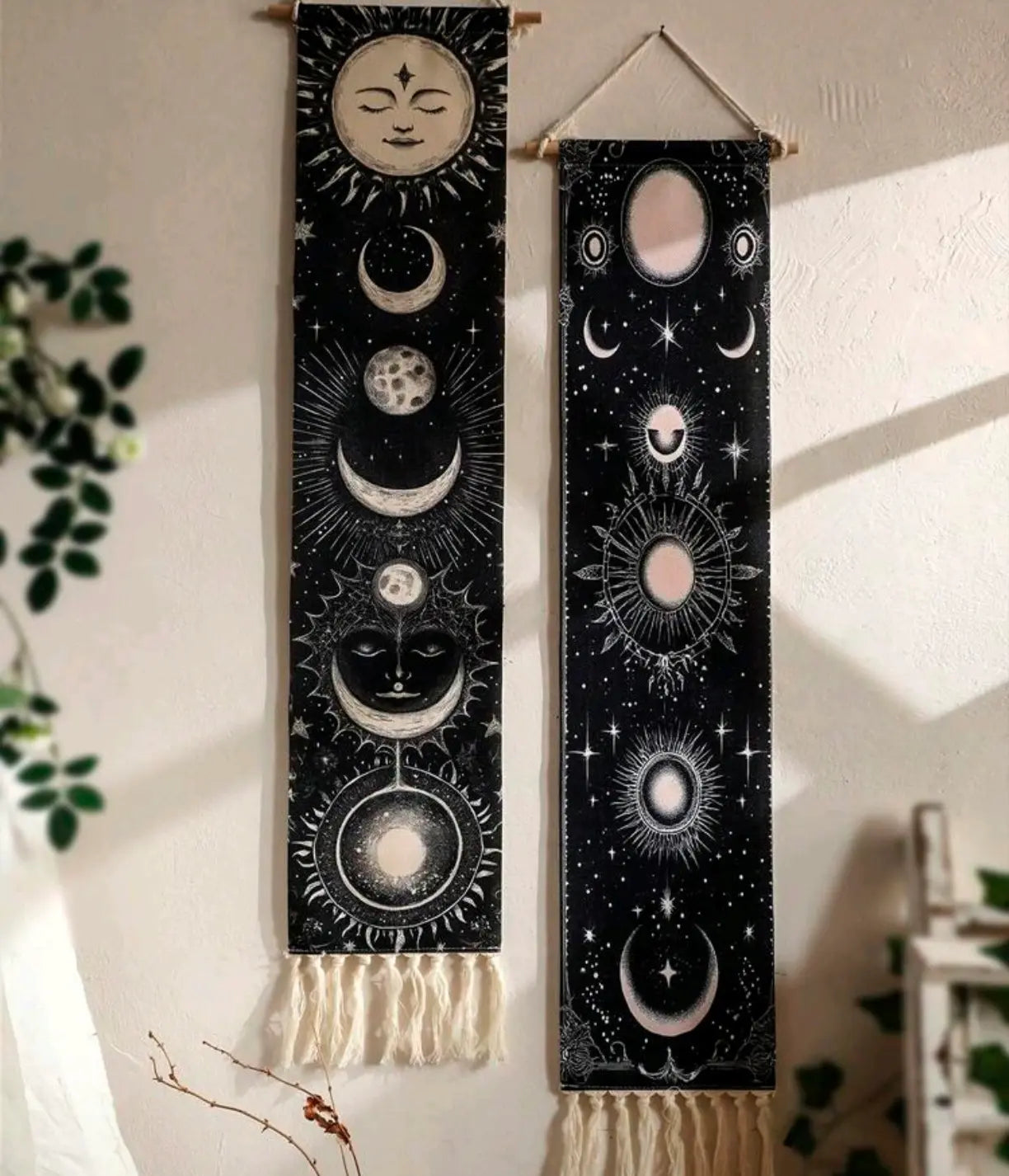 Hold és csillagok motívumos falidísz, mely kellemes hangulatot ad szobájának. WhiteAngel Spiritual