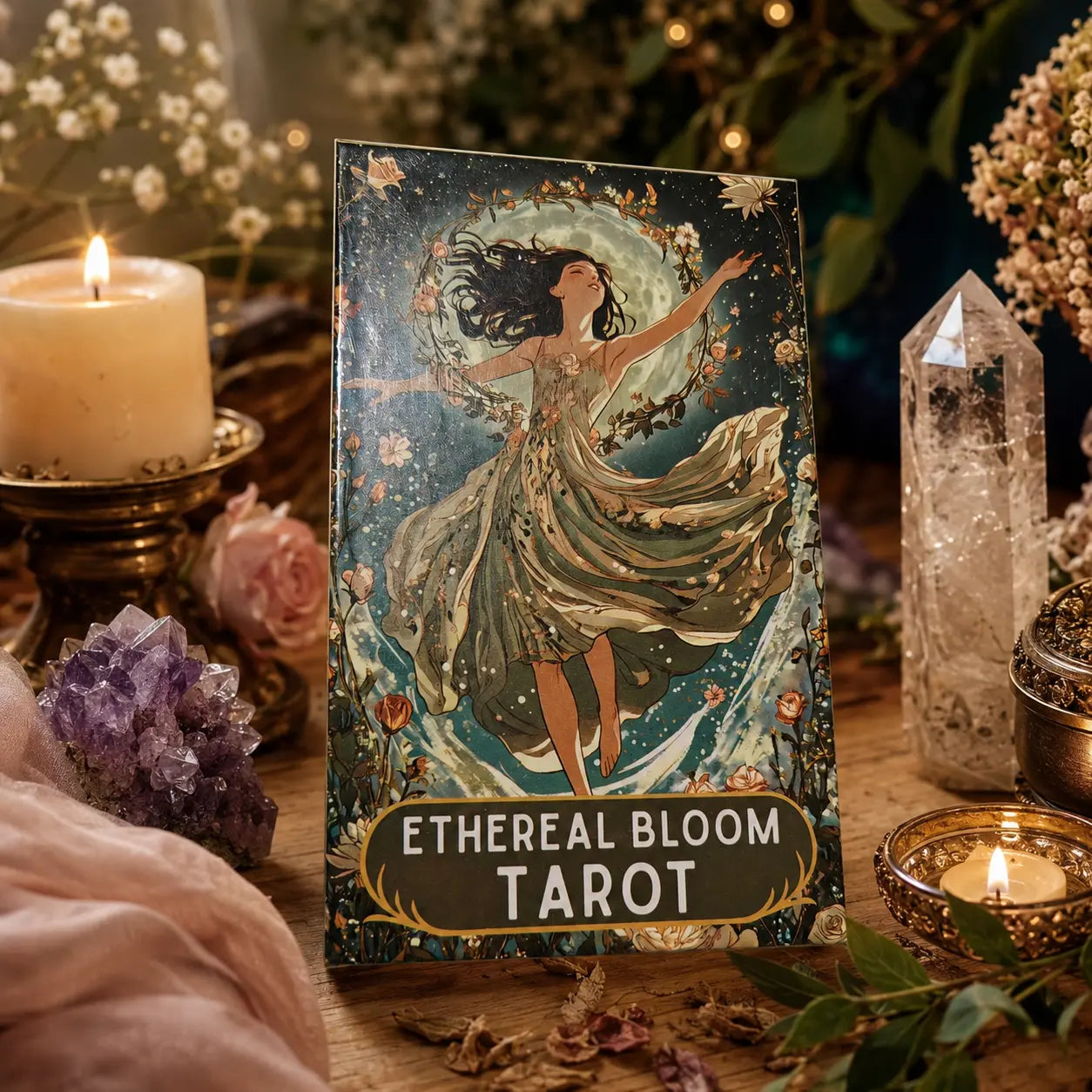 Az Etereal Bloom egy gyönyörű és érdekes tarot kártya a WhiteAngel Spiritualtól