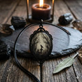Kereszten ülő holló szimbólumos gótikus medál Whiteangel Spiritual