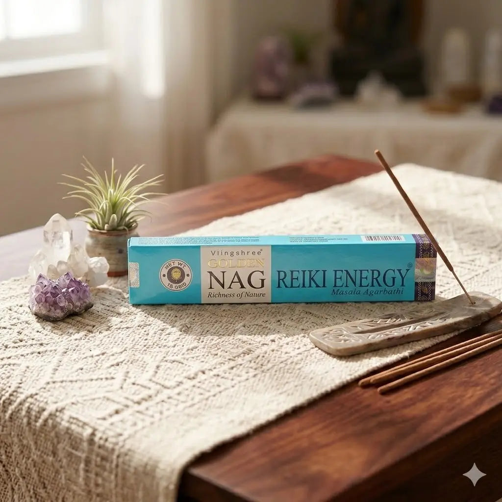 Golden Nag Reiki Energy prémium masala füstölőpálcika